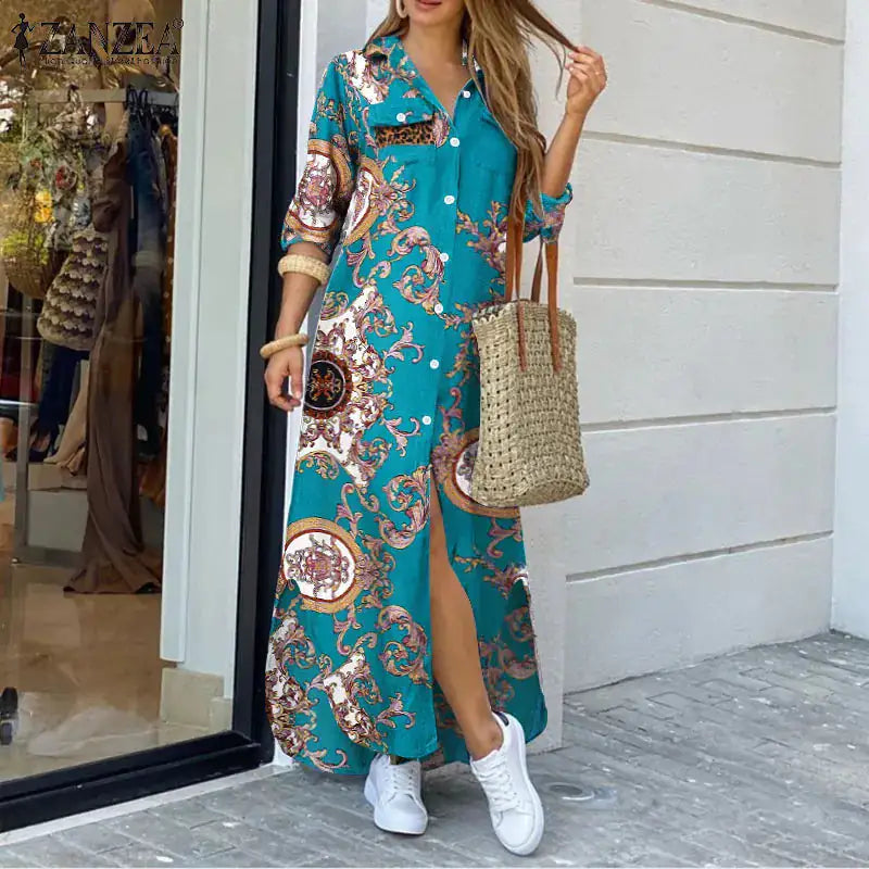 Boho Floral Maxi Dress