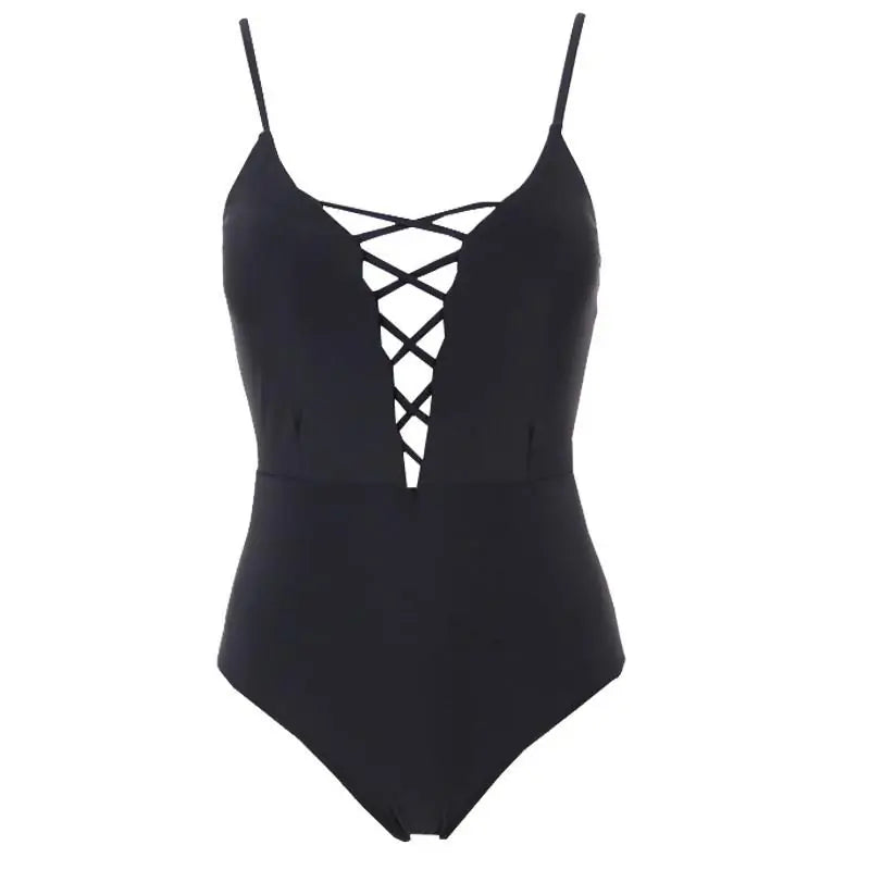 Retro Charm Monokini Swimsuit